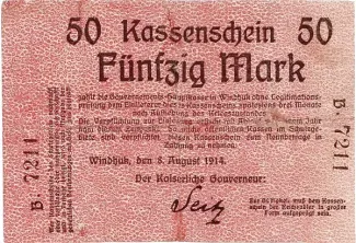 Namibia 50 Mark, 1914 image