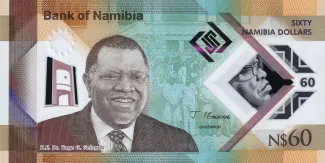 Namibia 60 Namibia Dollars, 2025 obverse