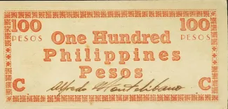 Negros 100 Pesos, 1943 reverse