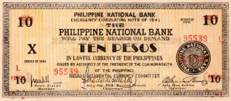 Negros 10 Pesos, 1941 image