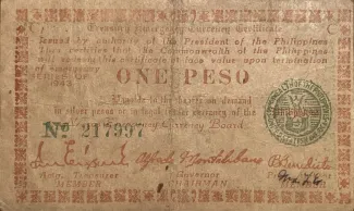 Negros 1 Peso, 1943 image
