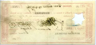 Netherlands 100 Gulden, 1814-1859 reverse