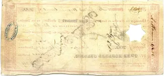 Netherlands 200 Gulden, 1814-1853 reverse