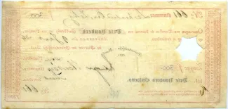 Netherlands 300 Gulden, 1814-1854 reverse