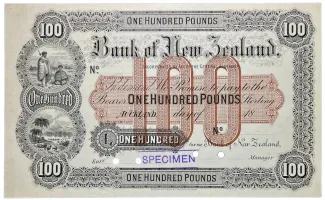 New Zealand 100 Pounds, 1928 image