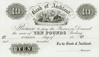 New Zealand 10 Pounds, 1865 image