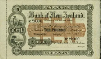 New Zealand 10 Pounds, 1902 image