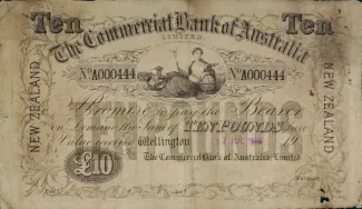 New Zealand 10 Pounds, 1915 image