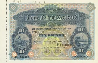 New Zealand 10 Pounds, 1919 image