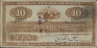 New Zealand 10 Pounds, 1926 image