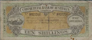 New Zealand 10 Shillings, 1919 image