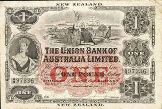 New Zealand 1 Pound - Victoria, 1905 image
