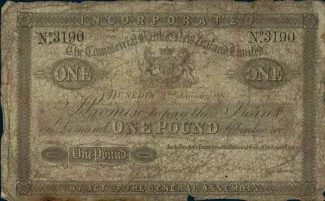 New Zealand 1 Pound, 1865 image