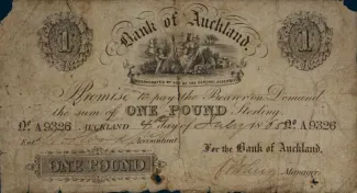 New Zealand 1 Pound, 1866 image