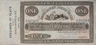 New Zealand 1 Pound, 1870 image
