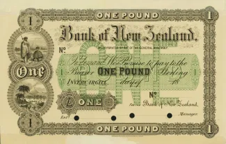 New Zealand 1 Pound, 1890 image