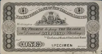 New Zealand 1 Pound, 1873 image