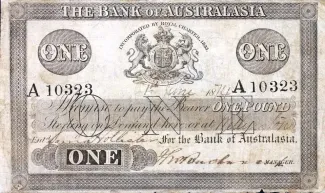 New Zealand 1 Pound, 1874 image