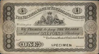 New Zealand 1 Pound, 1877 image
