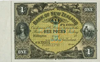New Zealand 1 Pound, 1898 image