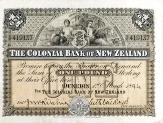 New Zealand 1 Pound, 1895 image