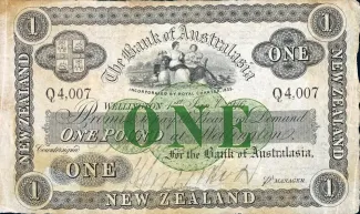 New Zealand 1 Pound, 1923 image
