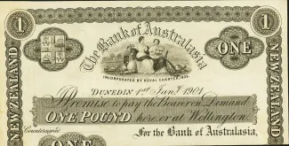 New Zealand 1 Pound, 1901 image