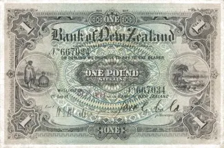 New Zealand 1 Pound, 1919 image