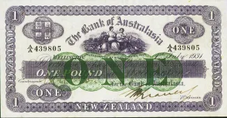 New Zealand 1 Pound, 1931 image
