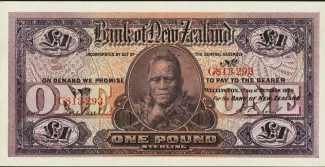 New Zealand 1 Pound, 1932 image