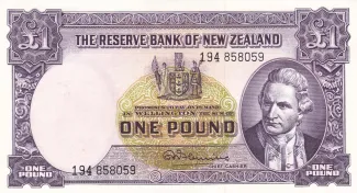 New Zealand 1 Pound, 1960 image