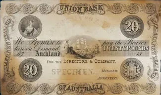 New Zealand 20 Pounds - Victoria, 1852 image