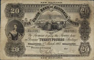 New Zealand 20 Pounds - Victoria, 1905 image
