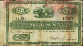 New Zealand 20 Pounds, 1923 image