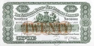 New Zealand 20 Pounds, 1926 image