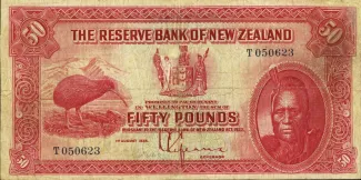 New Zealand 50 Pounds, 1934 image