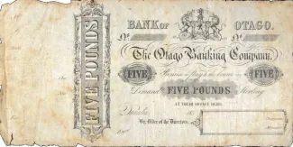 New Zealand 5 Liri, 1851 obverse