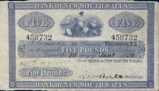 New Zealand 5 Pounds, 1921 image