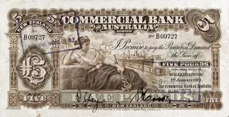 New Zealand 5 Pounds, 1919 image