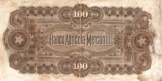 Nicaragua 100 Pesos, 1888 reverse