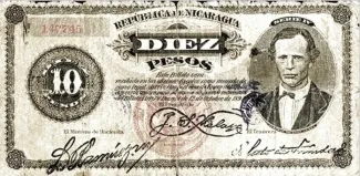 Nicaragua 10 Pesos, 1894 image