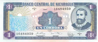 Nicaragua 1 Córdoba, 1990 image