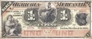 Nicaragua 1 Peso, 1888 obverse