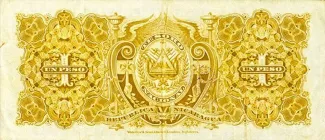 Nicaragua 1 Peso, 1900 reverse