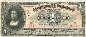 Nicaragua 1 Peso, 1910 image