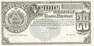Nicaragua 20 Centavos, 1894 image