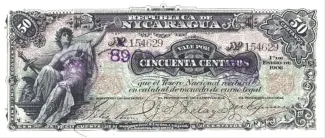 Nicaragua 50 Centavos, 1906 image