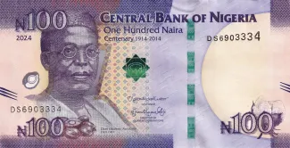 Nigeria 100 Naira, 2014-2024 P-41 obverse