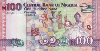 Nigeria 100 Naira, 2014-2024 P-41 reverse