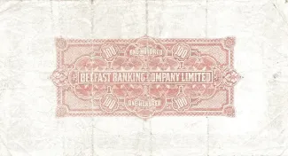 Northern Ireland 100 Pounds, 1923-1968 reverse